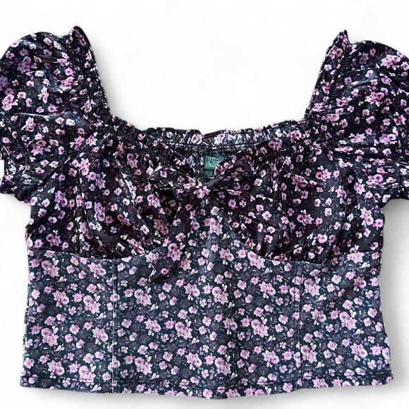 Wild fable Floral Crop Top Size XL - Picture 1 of 5